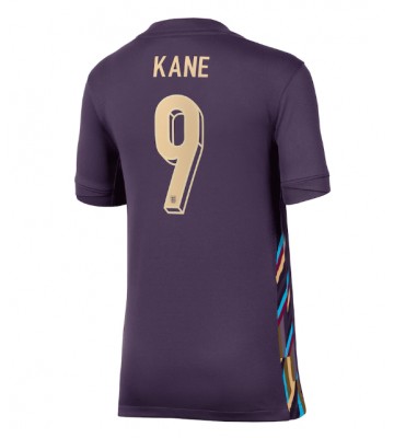 England Harry Kane #9 Replica Away Stadium Shirt for Women Euro 2024 Short Sleeve